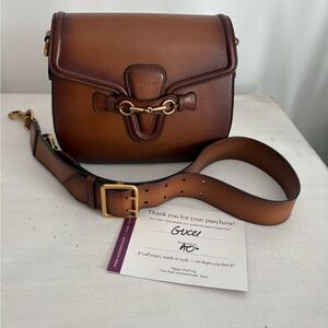 Gucci Leather Lady Web Bag